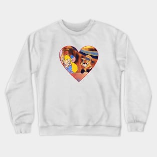 Chip and Gadget in love Crewneck Sweatshirt